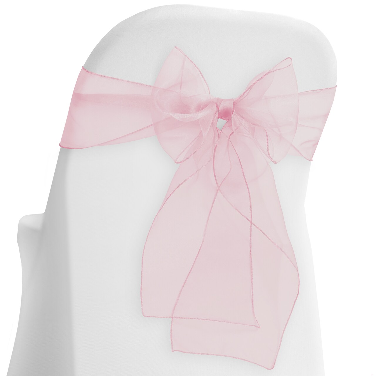 Lann's Linens - 10 Elegant Organza Wedding/Party Chair Cover Sashes/Bows - Ribbon Tie Back Sash